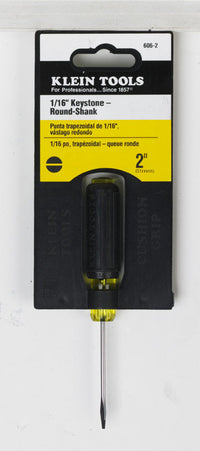 Klein Tools 1/16 in. X 2 in. L Slotted Mini Screwdriver 1 pc