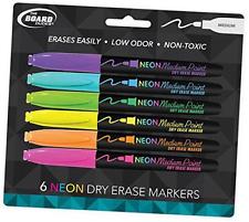 Rose Art Cyj58 Neon Dry Erase Markers 6 Count