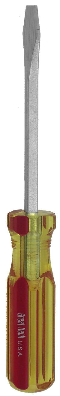 Great Neck G44SC Professional Square Shank Slotted Screwdrivers                                                                                       