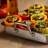 15 in Prima Stainless Steel Roasting Pan - Includes Basting Grill