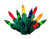 Juego de luces incandescentes Celebrations Twinkle, multicolor, 20 pies, 100 luces, verde