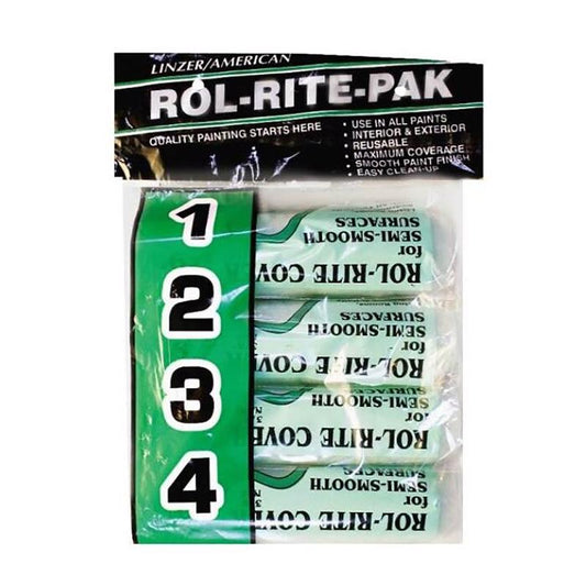 Project Select Rol-Rite Polyester 3/8 in. x 9 in. W Regular Paint Roller Cover 4 pk (Pack of 12)