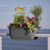 Bloem Resin Planter Charcoal