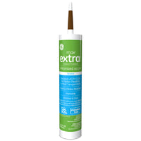GE Max Extra Brown Siliconized Acrylic Caulk 10.1 oz. (Pack of 12)