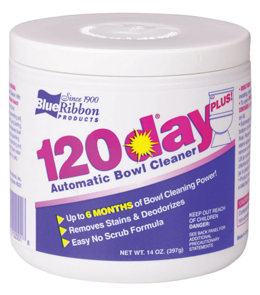 Blue Ribbon 120 Day Clean Scent Automatic Toilet Bowl Cleaner 14 oz Powder