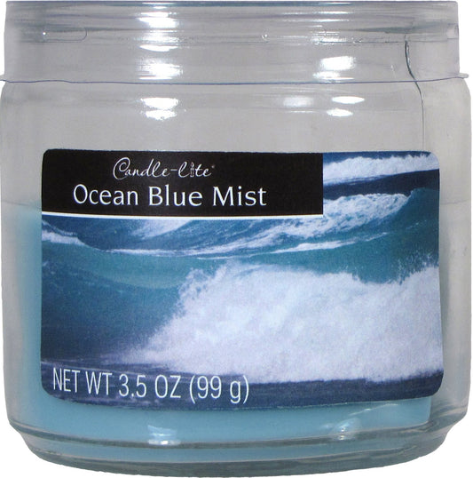 Candle lite 2400128 3.5 Oz Ocean Blue Scented Jar Candle (Pack of 12)