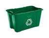 Rubbermaid Commercial 18 gal. Resin Recycling Bin (Pack of 6)