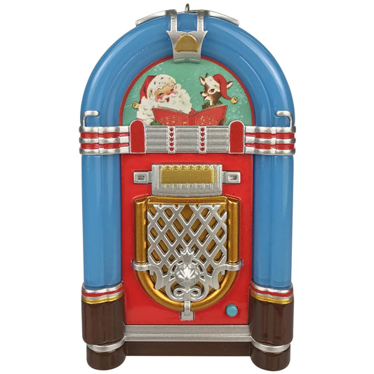 Mr. Christmas Multicolored Jukebox Ornament 4.5 in.