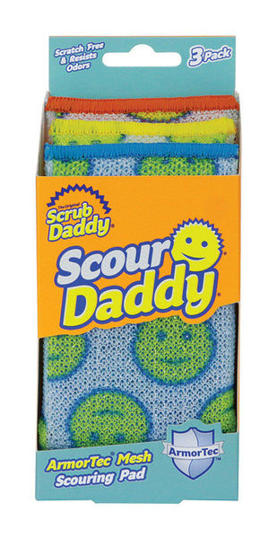 Scrub Daddy Scour Daddy Heavy Duty Steel Scouring Pad - Set of 2