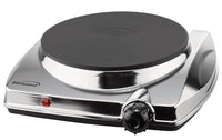 Brentwood TS-337 10" X 10.5" X 3.25" Chrome Single Hot Plate