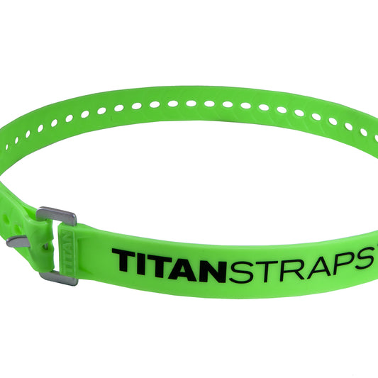 TitanStraps Industrial 1 in. W x 36 in. L Green Tie Down Strap 70 lb. 1 pk