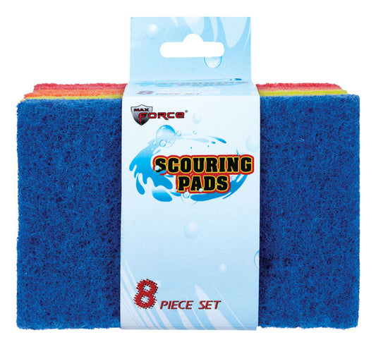 Diamond Visions Max Force Commercial/Light Duty Scouring Pad For Multi-Purpose 8 pk (Pack of 24)