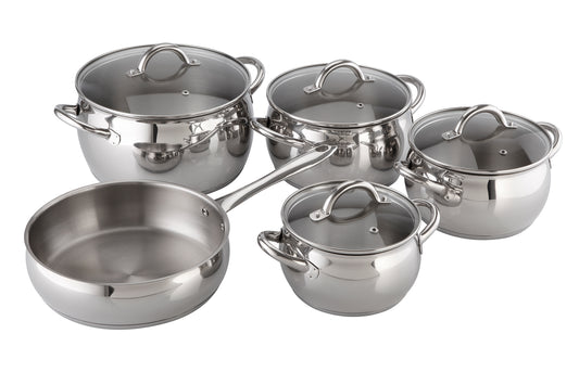 Kuchen 9 Pieces Stainless Steel Cookware Set