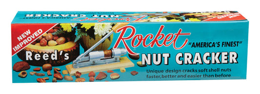 Reed's Rocket Brown/Silver Steel Nut Cracker