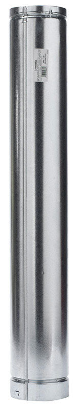 Selkirk 5 in. Dia. x 36 in. L Aluminum Round Gas Vent Pipe (Pack of 2)