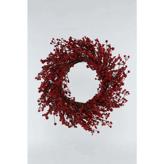 Teters Red Berry Wreath 24-7/16 in. Dia. (Pack of 4)