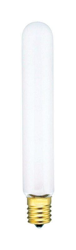 Westinghouse 25 watts T6.5 Tubular Incandescent Bulb E17 (Intermediate) Warm White 1 pk (Pack of 6)