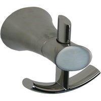 Ultra Faucets Brushed Nickel Chrome 2 Hook Tool Holder 1 pk