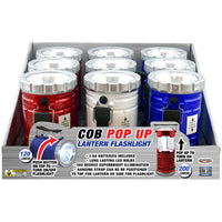 COB Pop Up Lantern With Spotlight, 200 Lumens (Pack of 9)