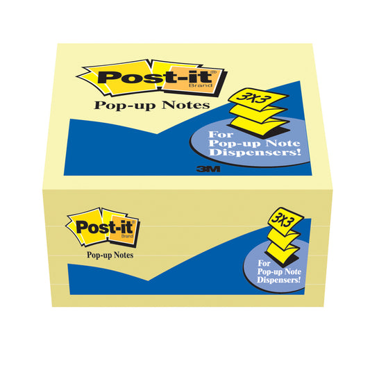 Post It 33014cy 3 X 3 Yellow Pop-Up Notes