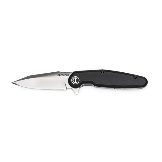 Crescent Black 5CR15MOV Stainless Steel 8.5 in. Pocket Knife
