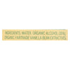 Nielsen Massey Organic Fairtrade Madagascar Bourbon Pure Vanilla Extract - Case of 8 - 4 FZ