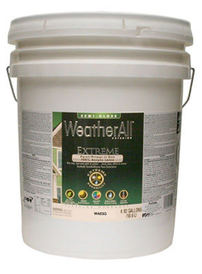 Premium Extreme Exterior Paint & Primer In One, Deep Base Semi-Gloss Acrylic, 5-Gal.