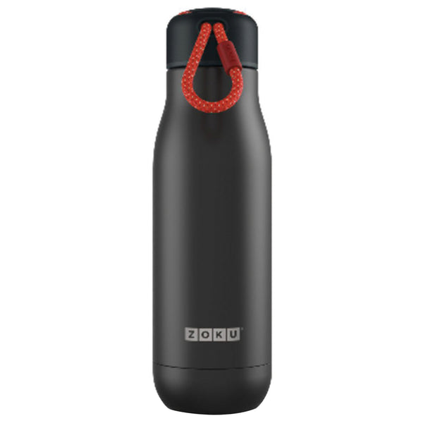 WATER BTL BLK 18OZ INSUL