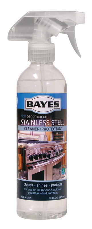 Bayes No Scent Stainless Steel Cleaner 16 oz Liquid (Pack of 6)