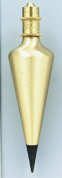 General 800-8 8 Oz Brass Plumb Bobs
