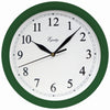 Equity 25205 10 Hunter Green Plastic Wall Clock