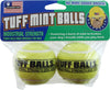 Petsport Tuff Balls Green Mint Polyster/Rubber Tennis Balls 2 pk