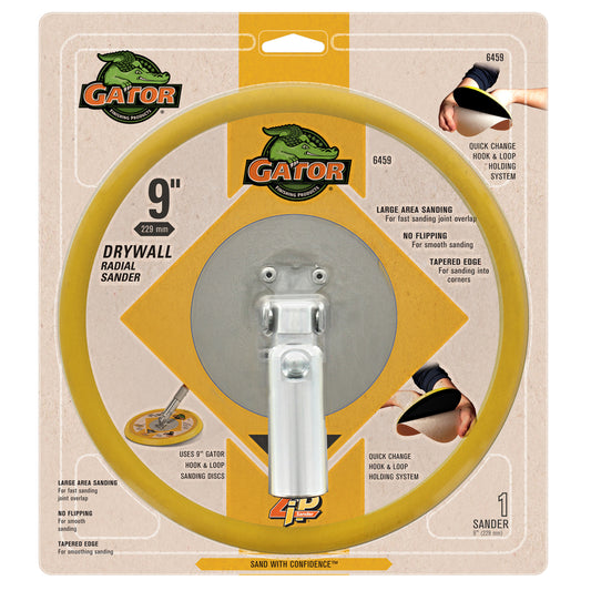 Gator Tear Resistant General Purpose Radial Sander 9 in. for Wood/Fiberglass and Painted Surfaces
