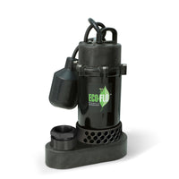 Bomba de sumidero sumergible de aluminio ECO-FLO de 1/2 hp y 4080 gph