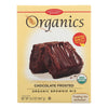 European Gourmet Bakery Organic Frosted Brownie Mix - Frosted - Case of 8 - 16.5 oz.