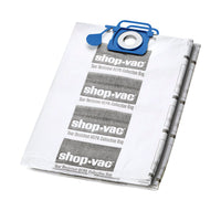 Shop-Vac  12.5 in. L x 0.5 in. W Wet/Dry Vac Bag  5-10 gal. 2 pk