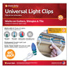 Simple Living White Polypropylene Gutters/Shingle/Tile Mount Universal Light Clips
