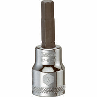 Hex Bit Socket, 3/8-In. Drive, 6mm,