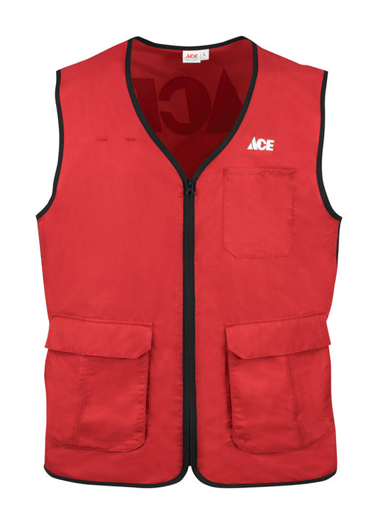 Artcraft No Snag XLT  Men's Sleeveless V-Neck Red Vest