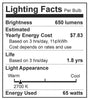 Bulb-Flood Br30 65Watt