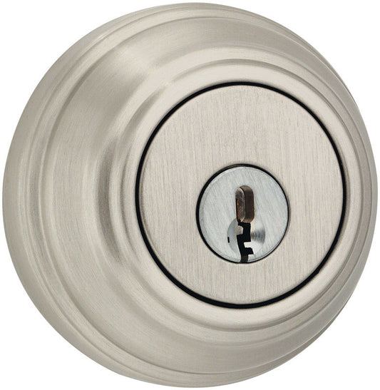 Weiser Satin Nickel Metal Single Cylinder Smart Key Deadbolt