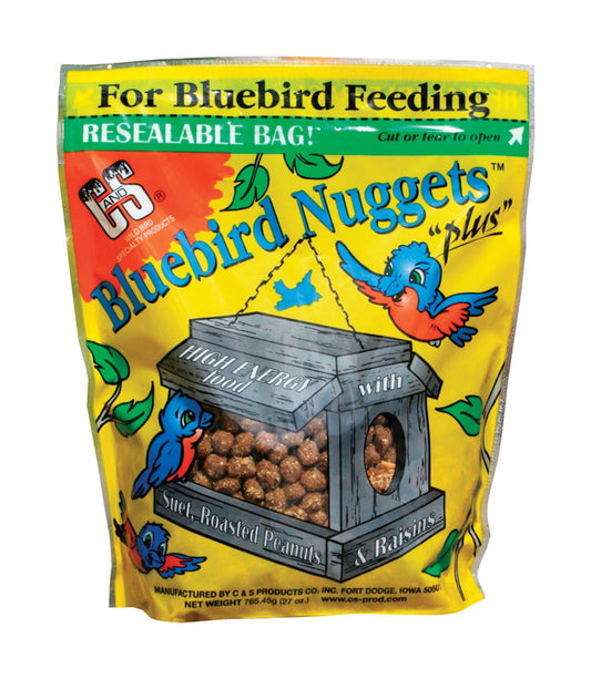 C&S Bluebird Blueberry Suet Nuggets 27 oz