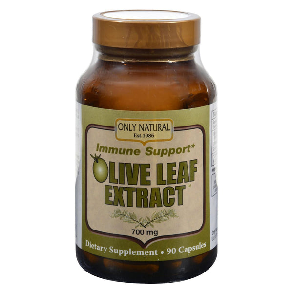 Extracto de hoja de olivo natural Only Natural - 700 mg - 90 cápsulas