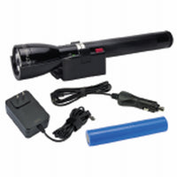 Mag-Lite Black LifePO4 Battery LED Rechargeable Flashlight 10.69 H x 1.99 W x 1.94 L in. 1082 lm