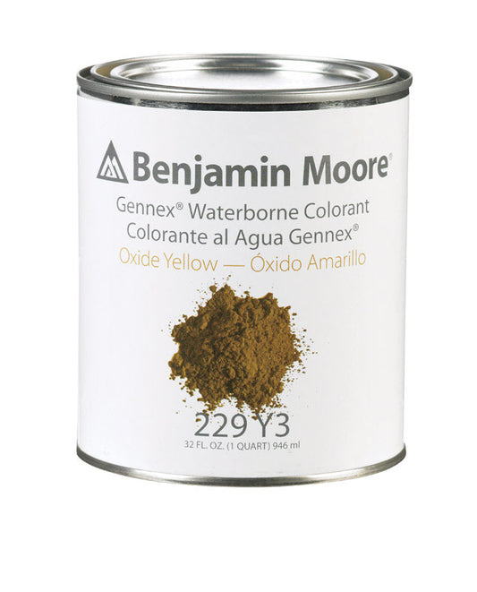 Benjamin Moore  Gennex  Oxide Yellow  Colorant Systems  1 qt.