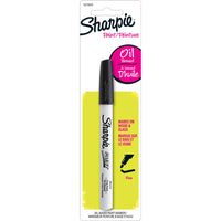 Uni Paint Marker, Fine Tip, Black (Pack of 6)