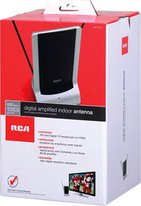 Amplified Indoor TV Antenna, 55Db Amp