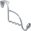 iDesign 4-1/2 in. L Chrome Silver Metal Medium Over-the-Door Garment Hook 1 pk