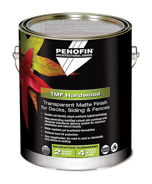 Penofin TMF Hardwood Transparent IPE Water-Based Wood Stain 1 gal. (Pack of 4)