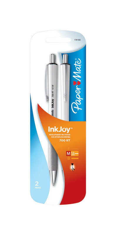 Papermate Inkjoy 700RT Black Retractable Ball Point Pen 2 pk (Pack of 6)